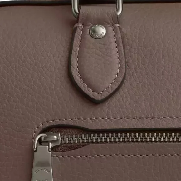 Coach Rowan Pebble Leather Crossbody Satchel - Picture 5 of 16